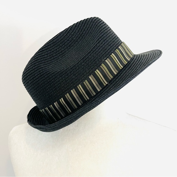 New never worn summer fedora style hat black - Picture 8 of 11